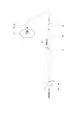 DORNBRACHT Shower Pipe mit Brause-Einhandbatterie SERIENSPEZIFISCH 36112970 Chrom, 36112970-00 Galeriebild 3